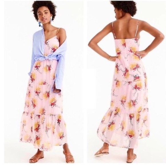 J. Crew Dresses & Skirts - J.Crew Floral Tiered Dress